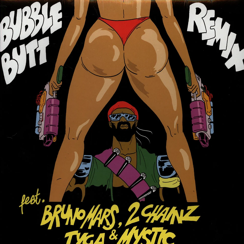 Major Lazer - Bubble Butt Remix Feat. Bruno Mars, 2 Chainz, Tyga & Mystic