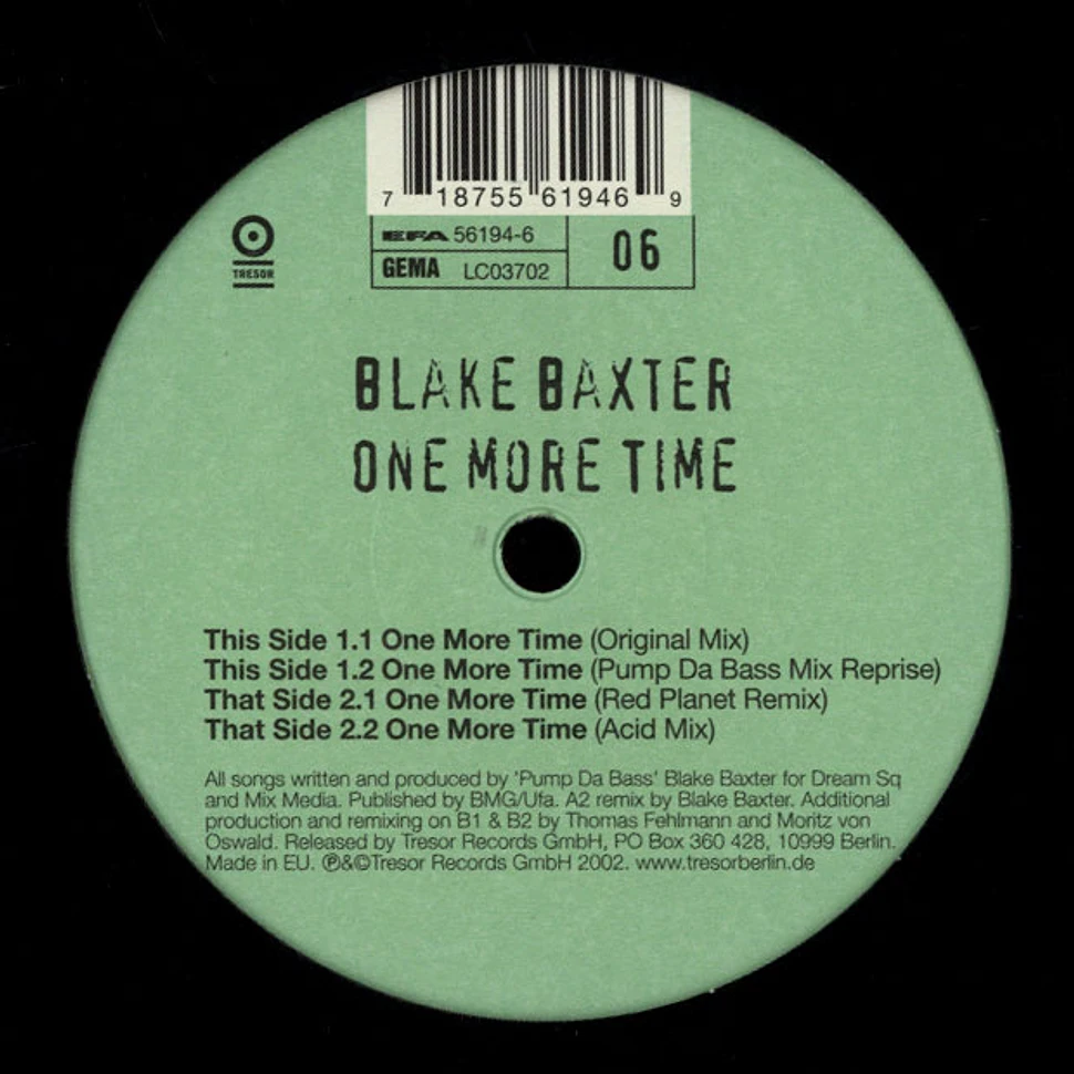 Blake Baxter - One More Time (Archiv #06)