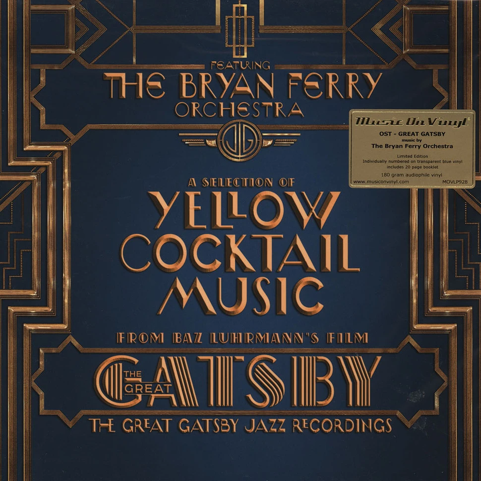 The Bryan Ferry Orchestra - The Great Gatsby Blue Vinyl Edition