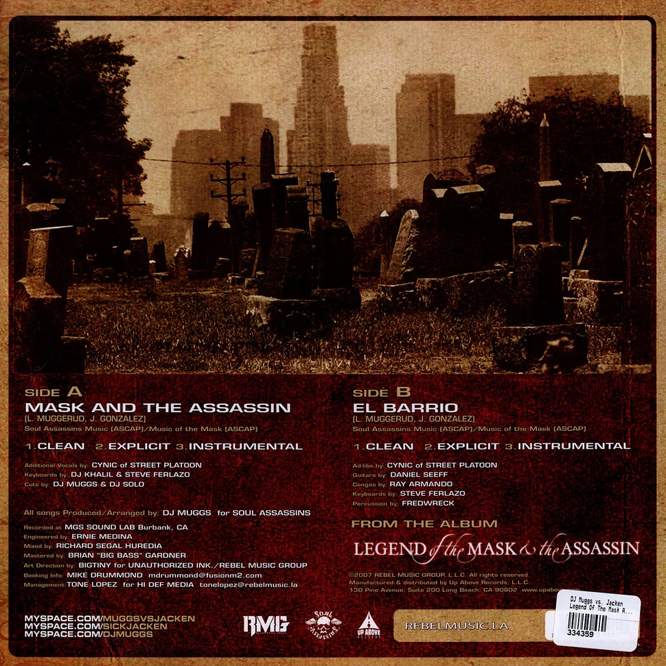 DJ Muggs vs. Jacken feat. Cynic - Legend Of The Mask And The Assassin