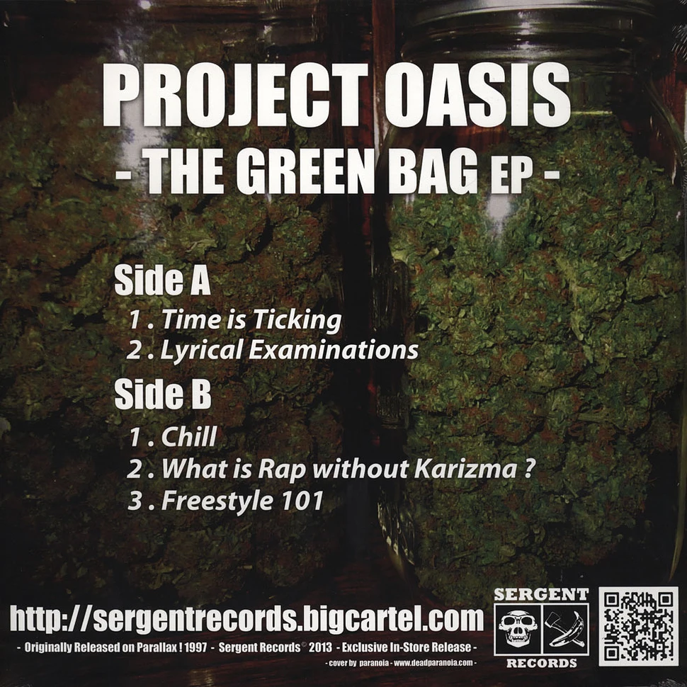 Project Oasis - The Green Bag EP