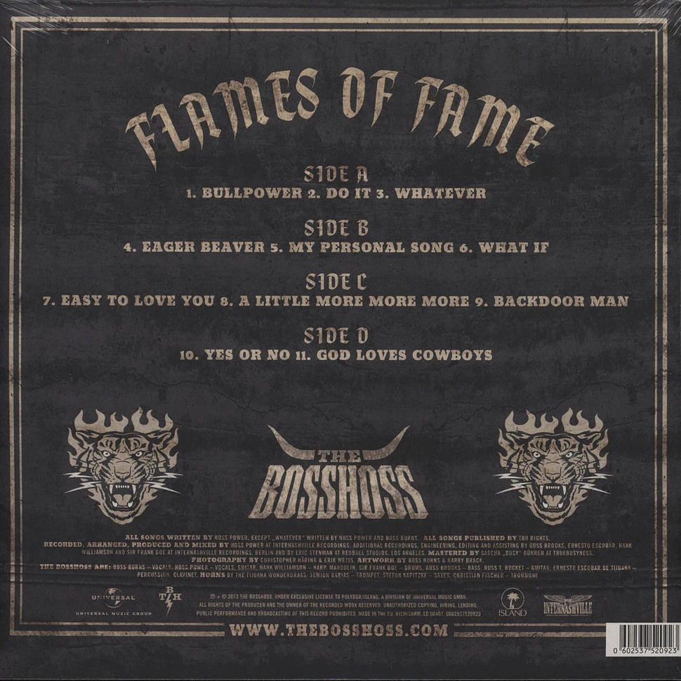 The Bosshoss - Flames Of Fame