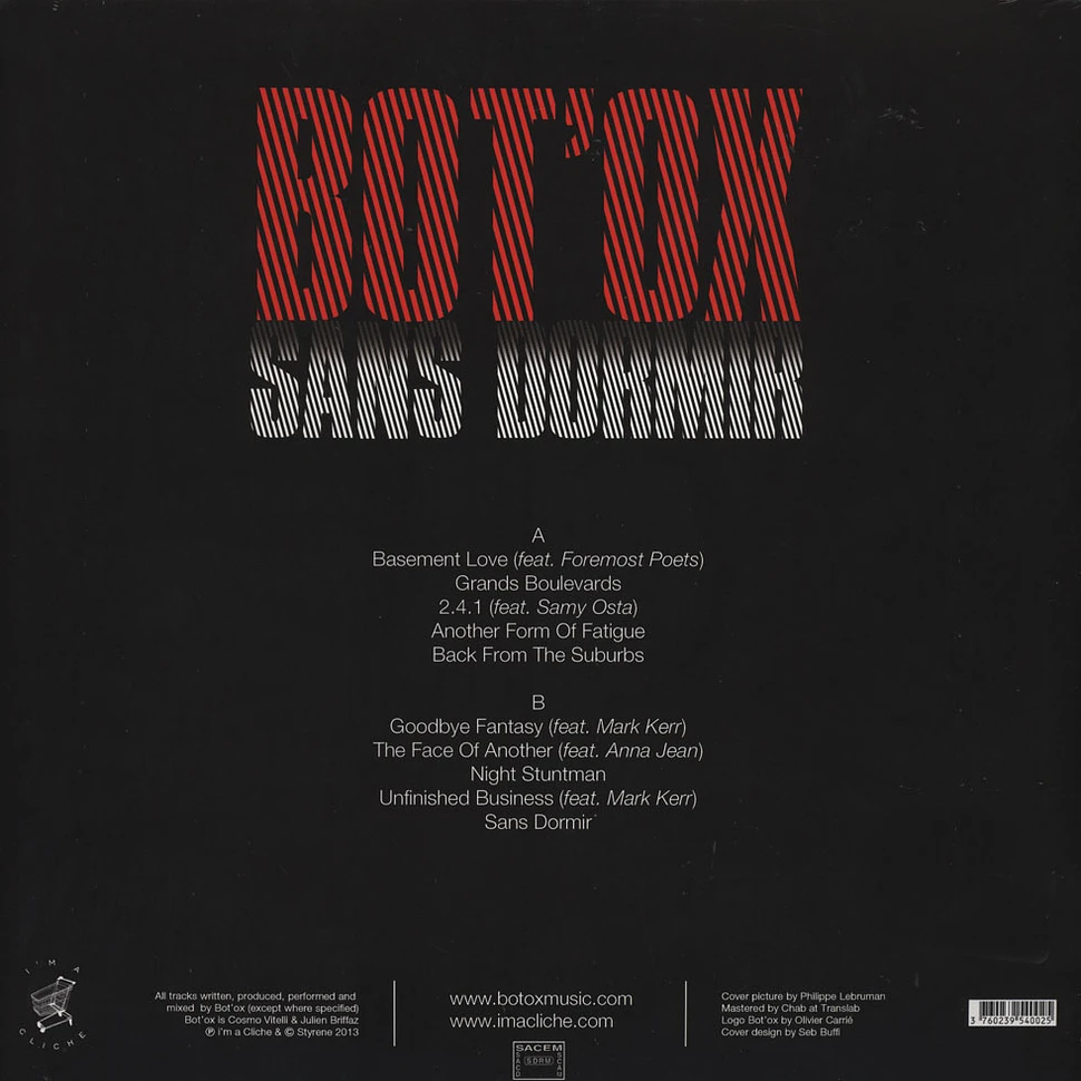 Botox - Sans Dormir