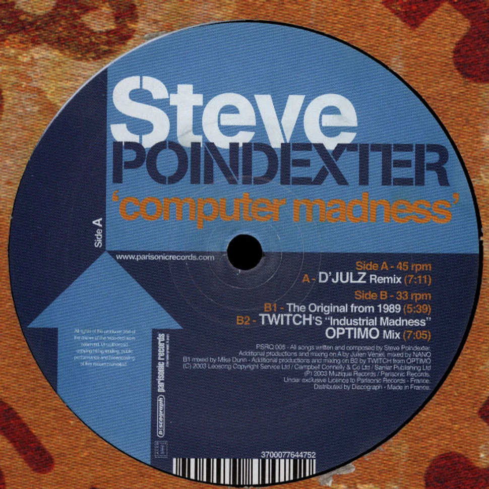 Steve Poindexter - Computer Madness