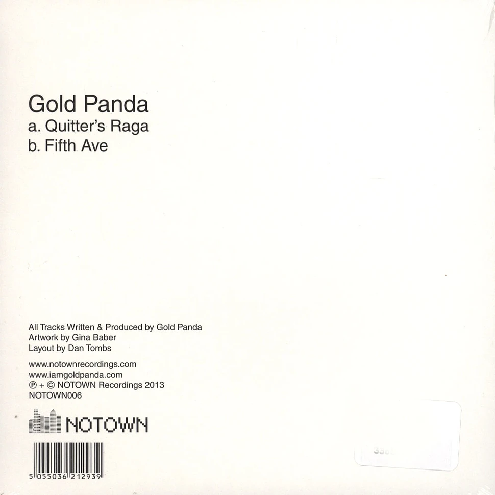 Gold Panda - Quitters Ragga