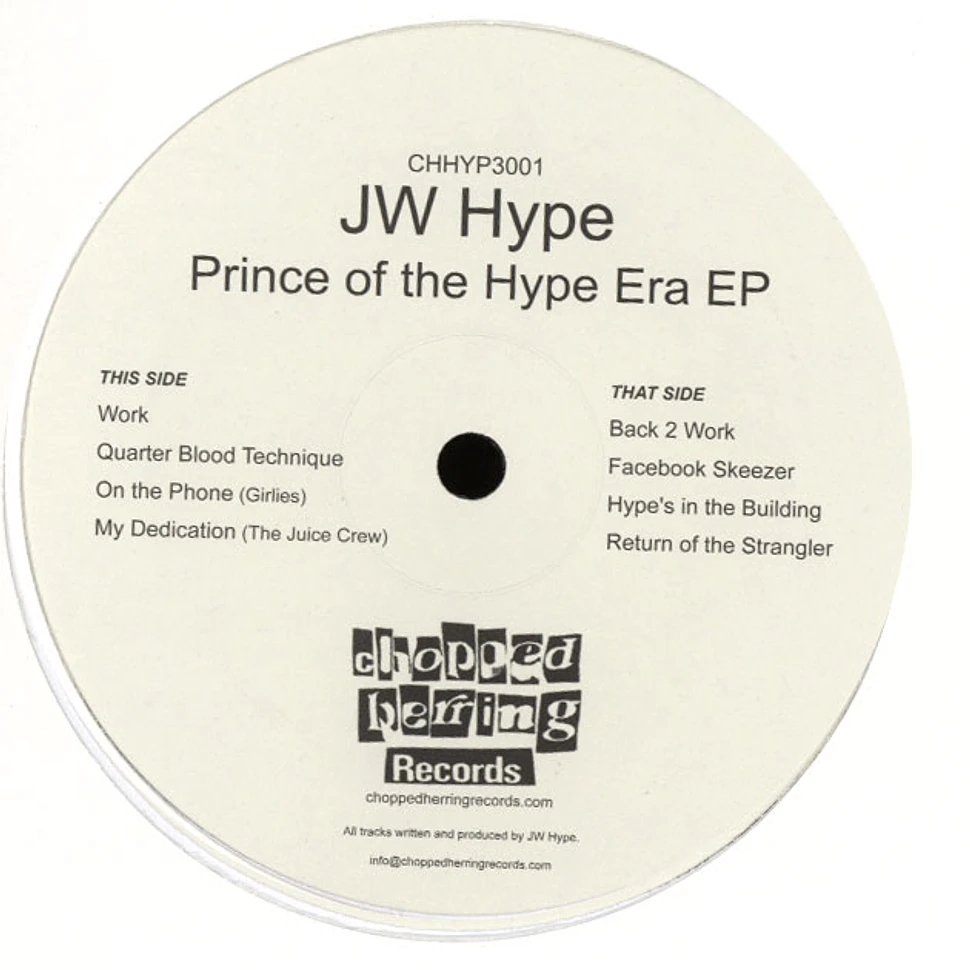 JW Hype - Prince Of The Hype Era EP