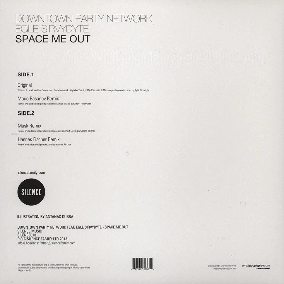 Downtown Party Network Feat Egle Sirvydy - Space Me Out Mario Basanov And Musk Remixes