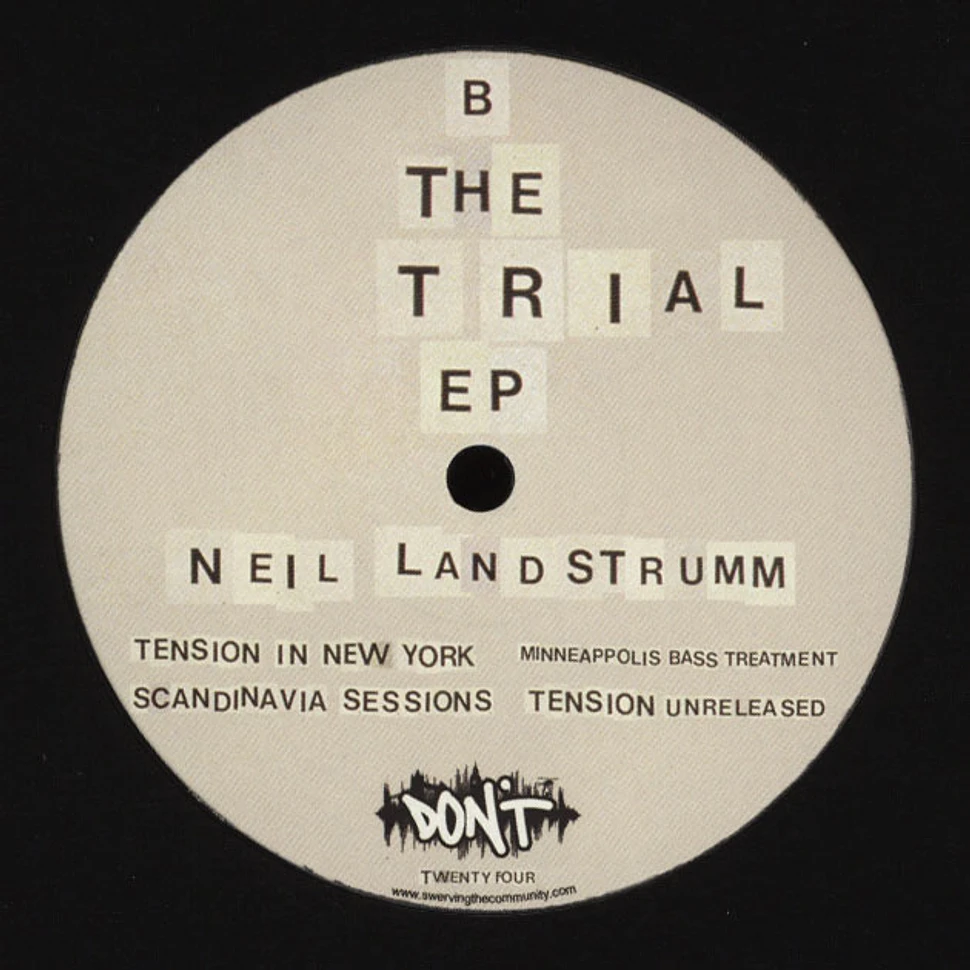 Neil Landstrumm - The Trial EP