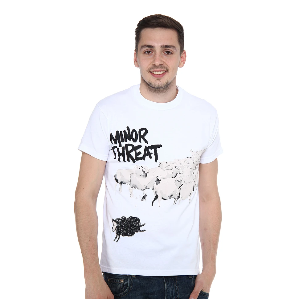 Minor Threat - Out Of Step T-Shirt (White) | HHV