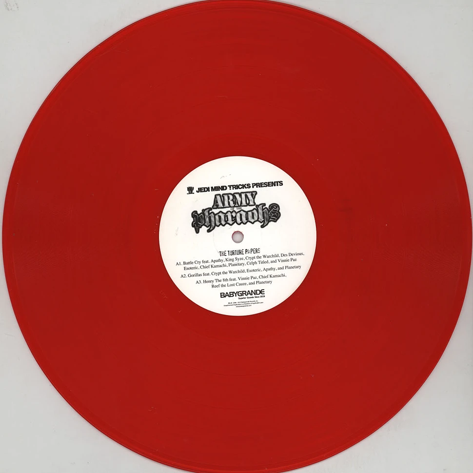 Army Of The Pharaohs - The Torture Papers Red Vinyl Edition