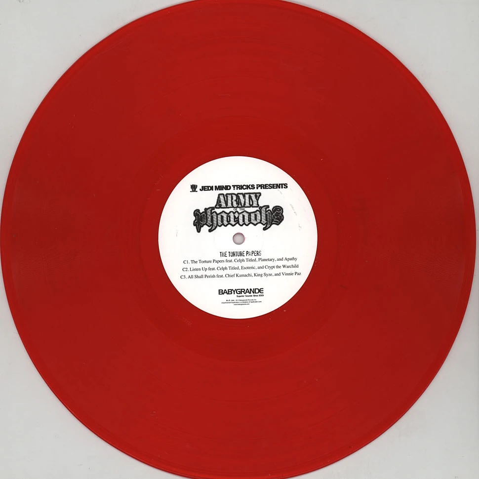 Army Of The Pharaohs - The Torture Papers Red Vinyl Edition