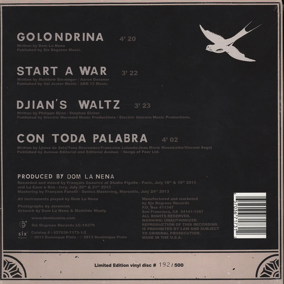 Dom La Nena - Golondrina EP