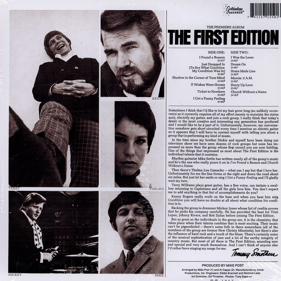 Kenny Roger & The First Edition - Kenny Rogers & The First Edition