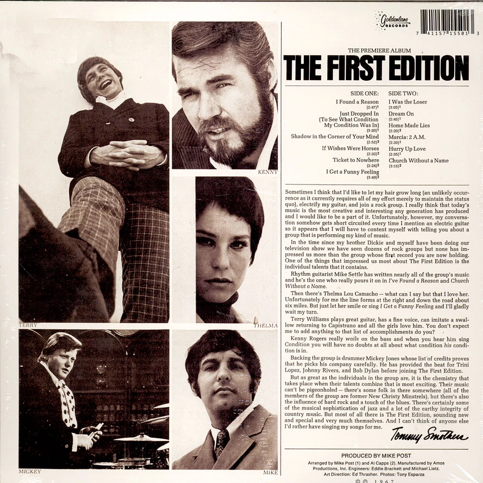 Kenny Roger & The First Edition - Kenny Rogers & The First Edition