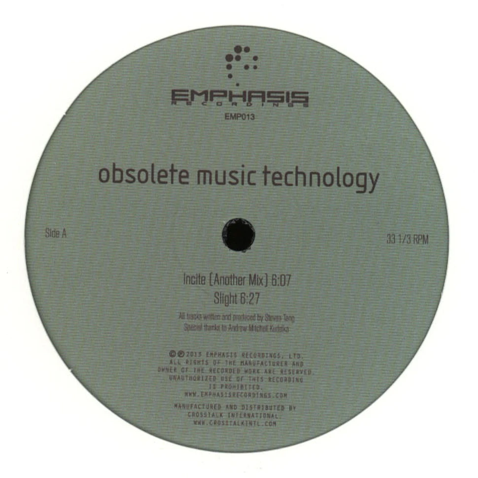 Obsolete Music Technology - Incite