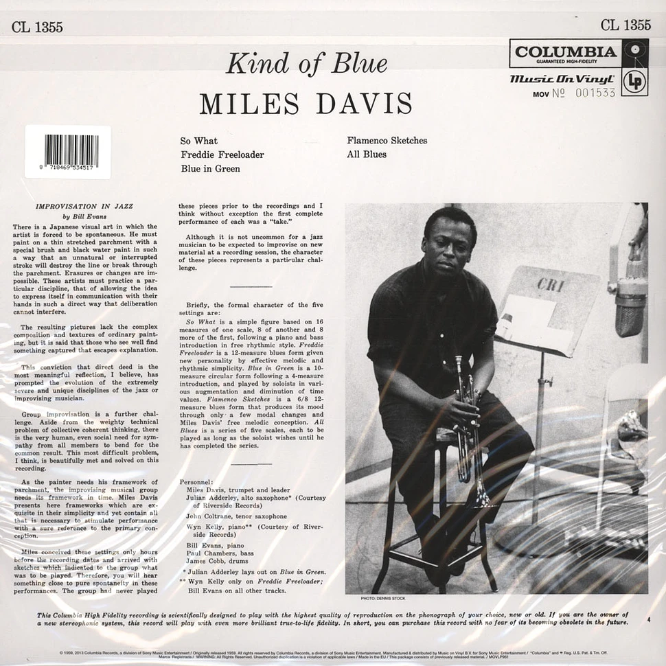 Miles Davis - Kind Of Blue Mono