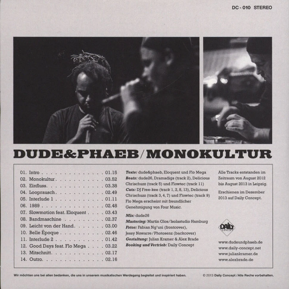 dude&phaeb - Monokultur