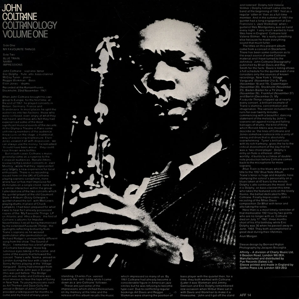 John Coltrane - Coltranology Volume One