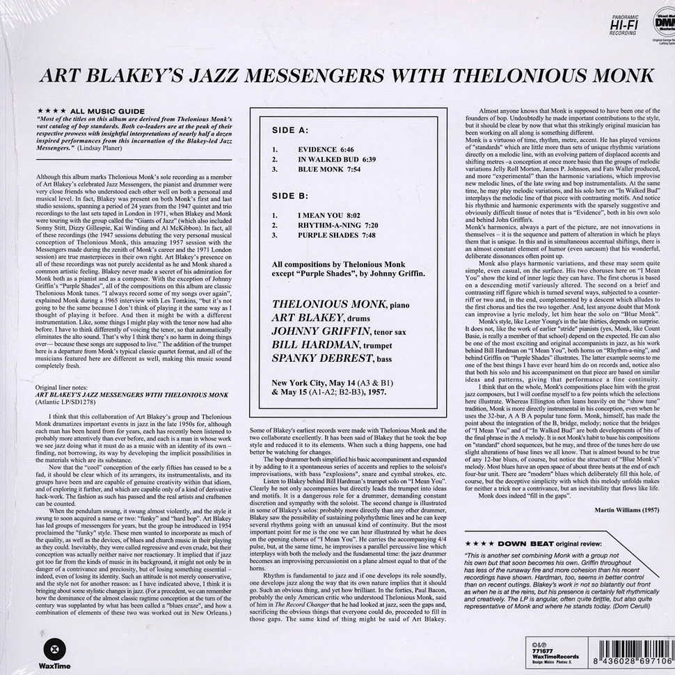 Thelonious Monk & Art Blakey - With Thelonious Monk