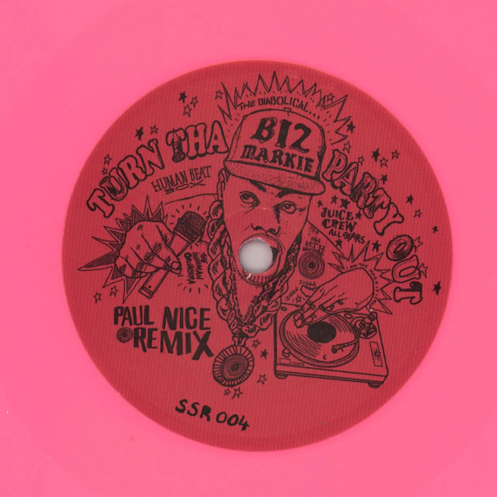 Biz Markie - Turn Tha Party Out Paul Nice Remix Pink Vinyl Version