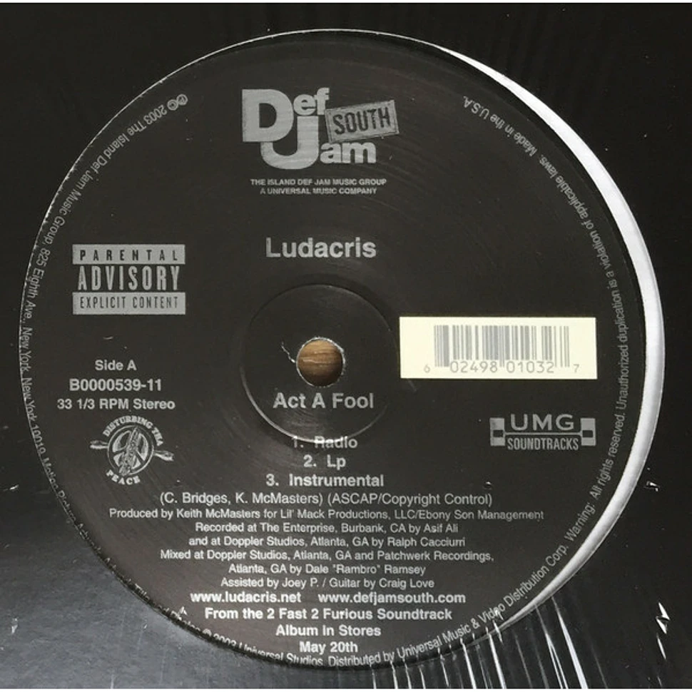 Ludacris - Act A Fool