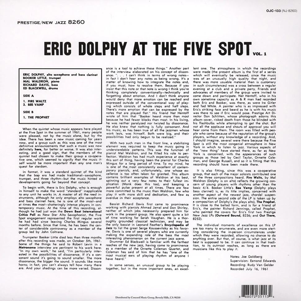 Eric Dolphy - At The Five Spot 1