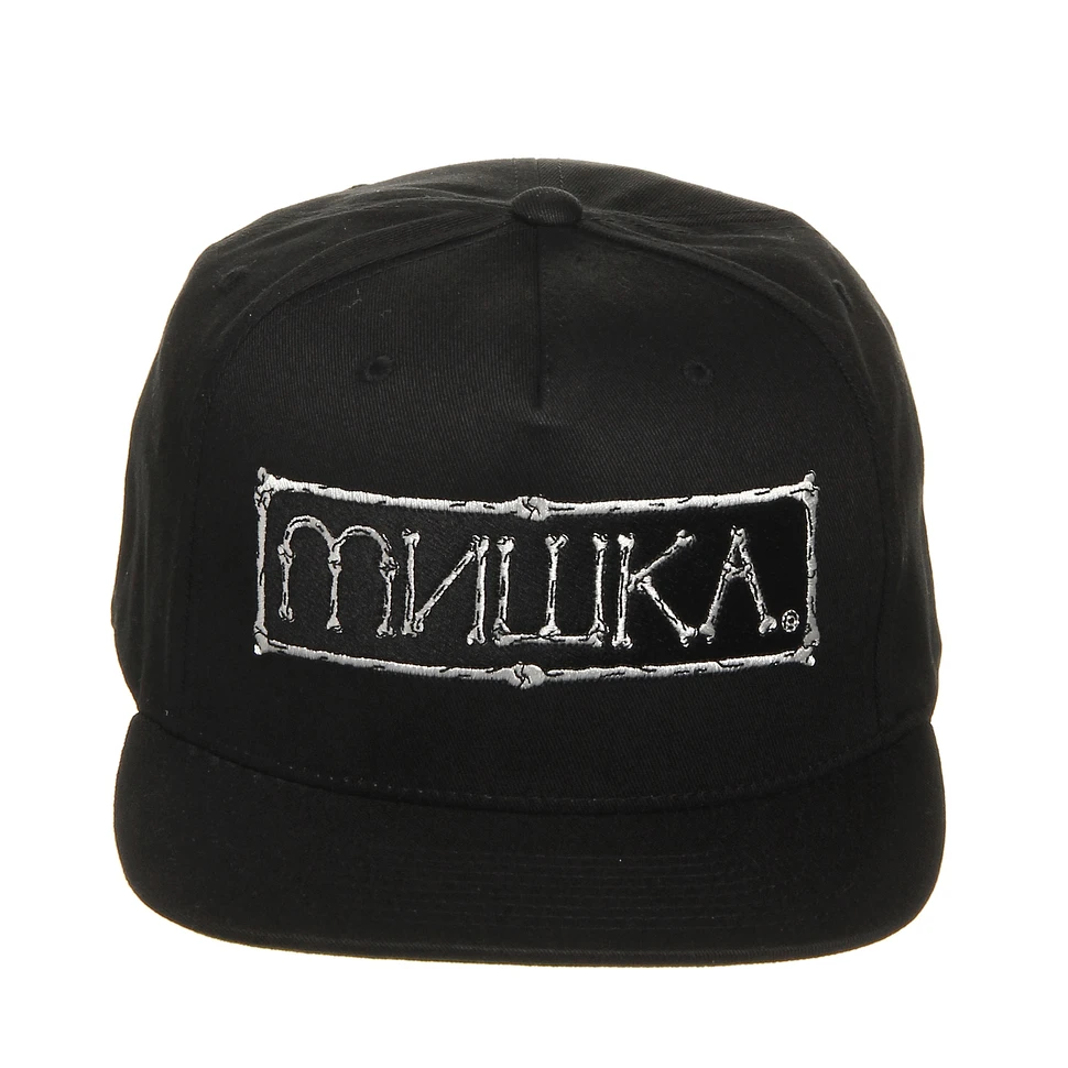 Mishka - Cyrillic Bone Snapback Cap
