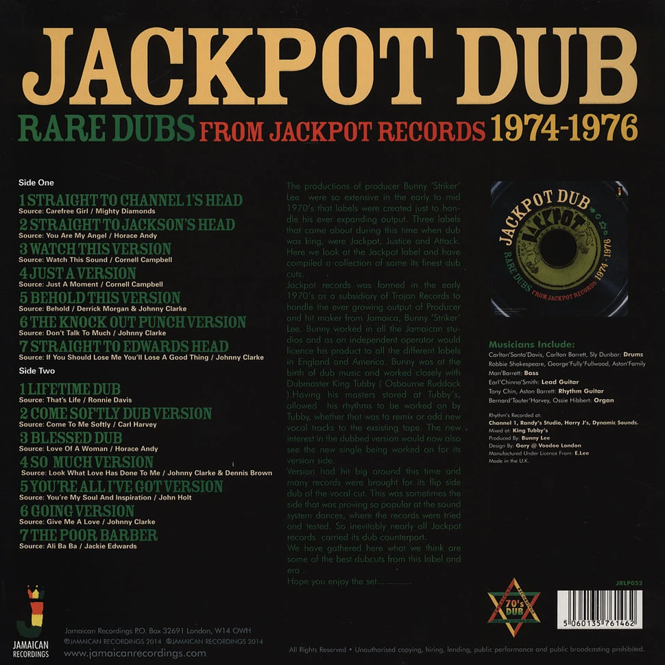 V.A. - Rare Dubs From Jackpot Records