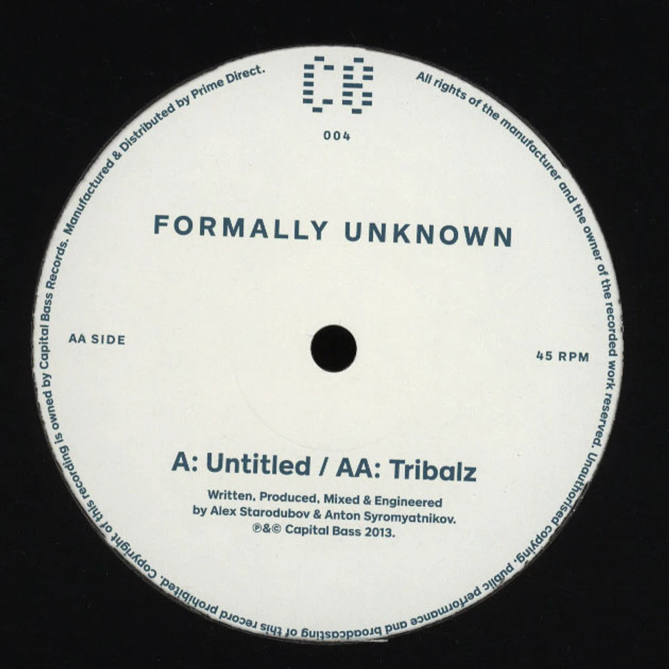 Formally Unknown - Untitled