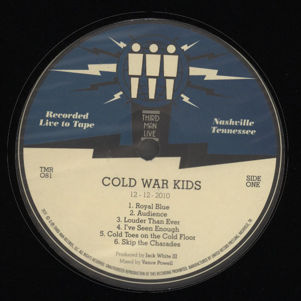 Cold War Kids - Third Man Live