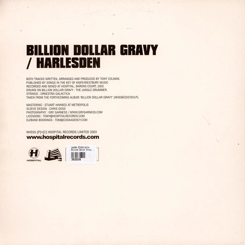 London Elektricity - Billion Dollar Gravy / Harlesden