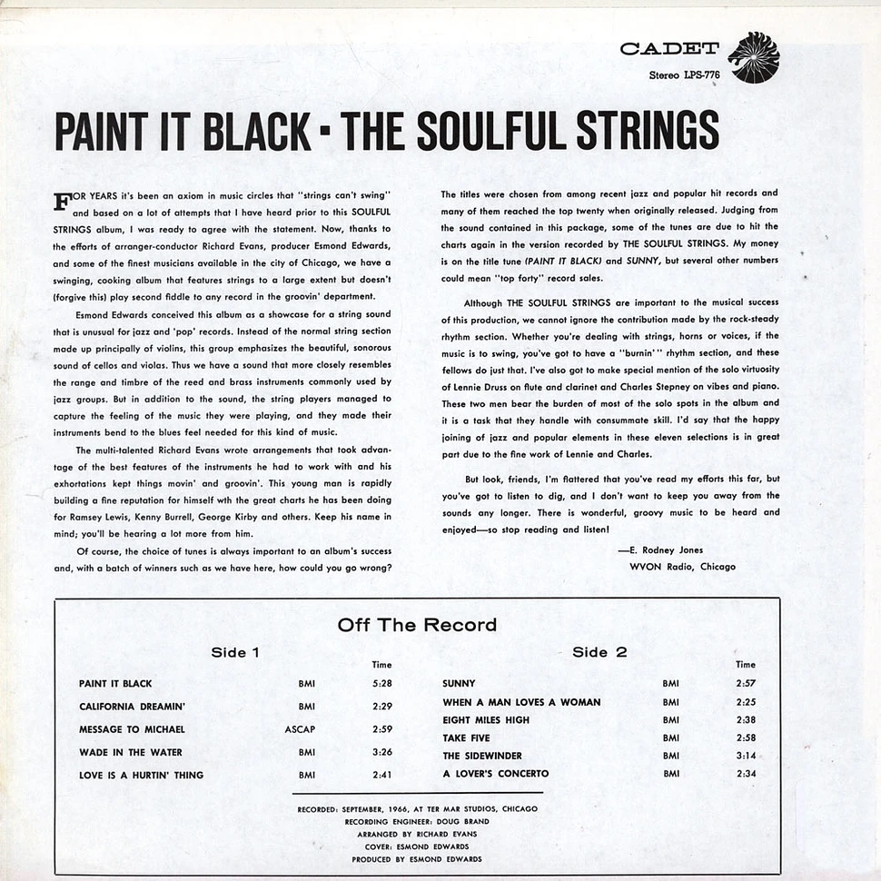 The Soulful Strings - Paint It Black