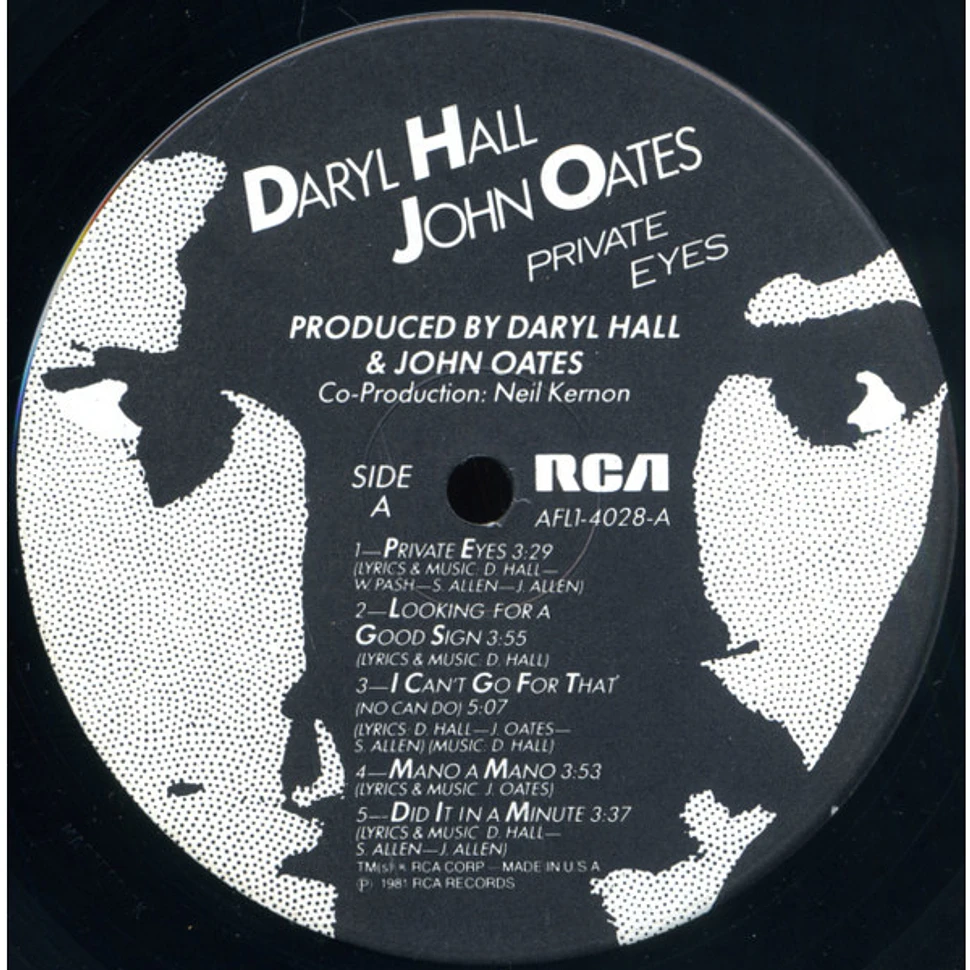 Daryl Hall & John Oates - Private Eyes