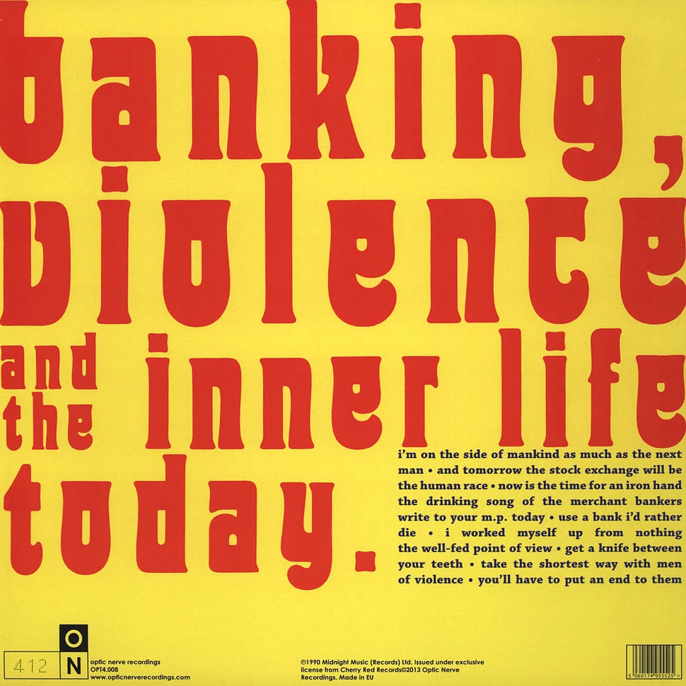 McCarthy - Banking, Violence And The Inner Life Today