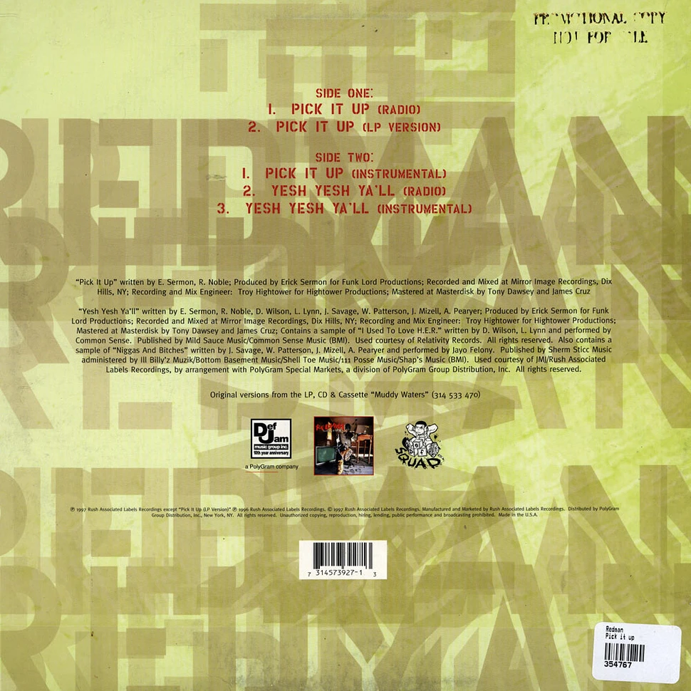 Redman - Pick It Up
