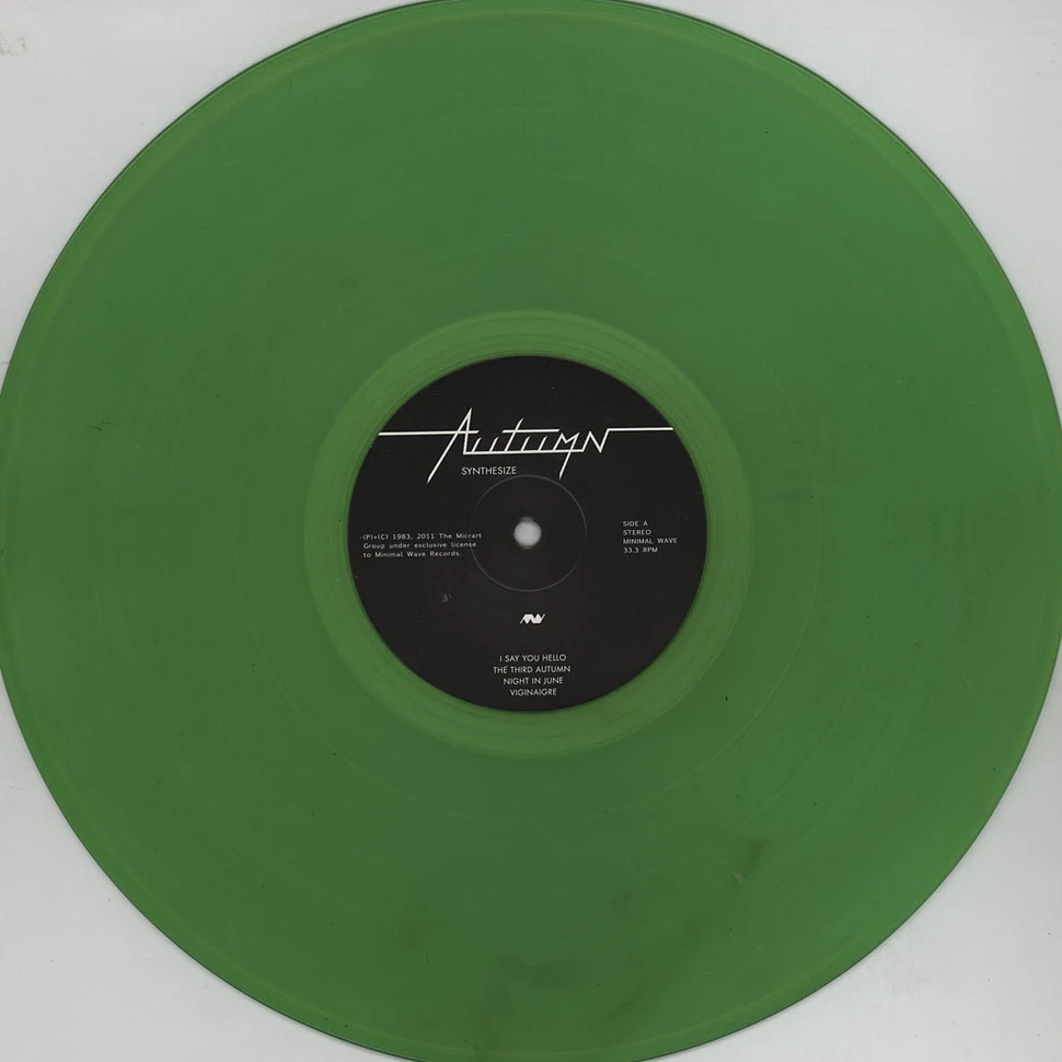 Autumn - Synthesize Transparent Green Vinyl Edition