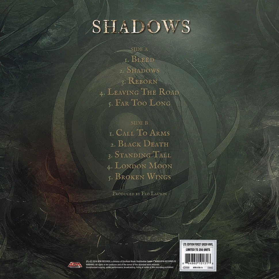 Sinbreed - Shadows Green Vinyl Edition