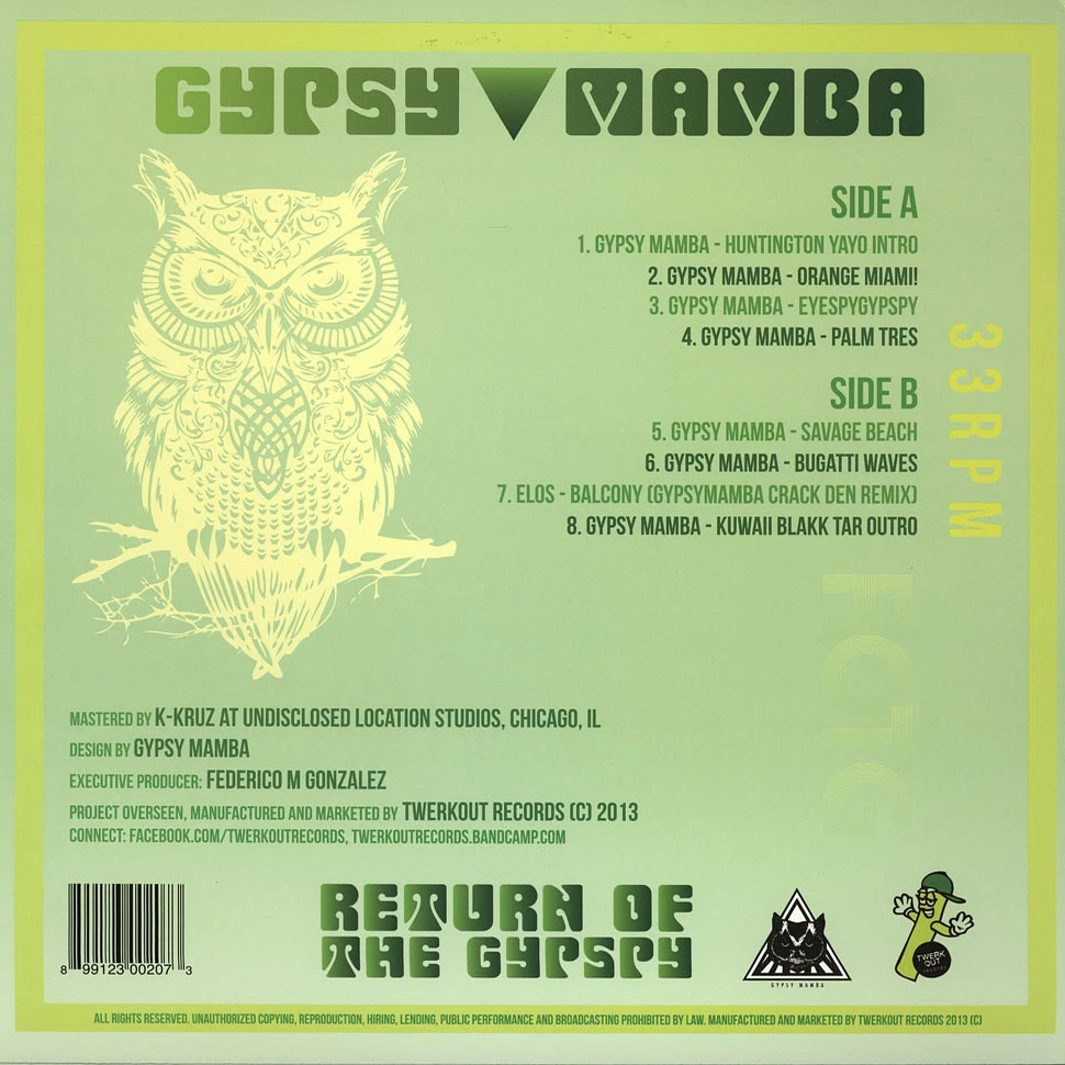 Gypsy Mamba - Return Of The Gypsy