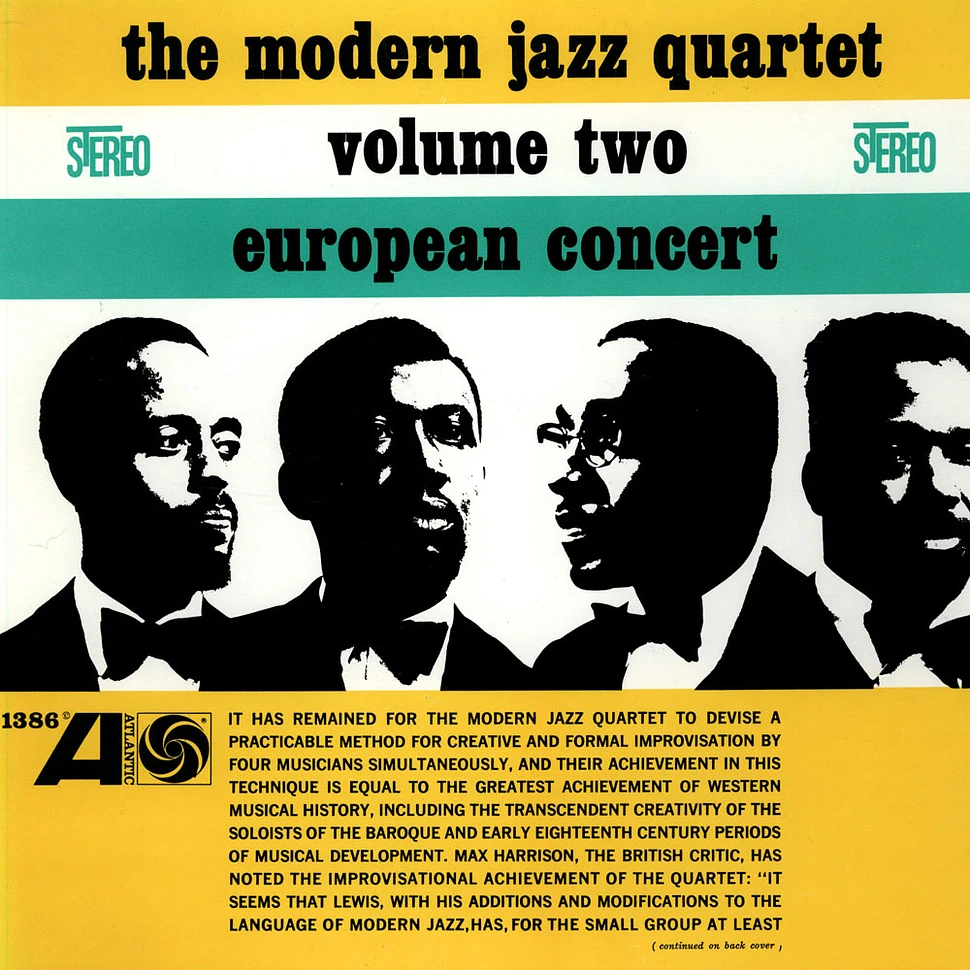 The Modern Jazz Quartet - European Concert Volume Two