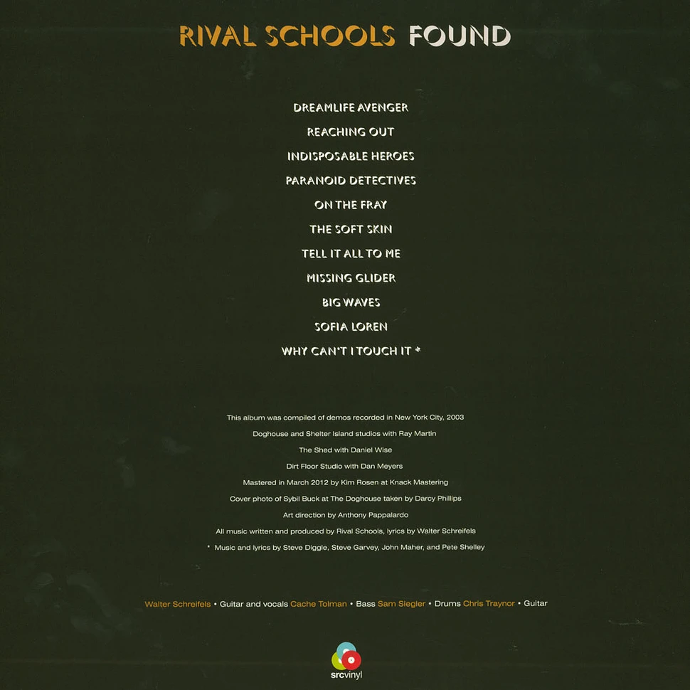 Rival Schools - Found Coke-bottle Colored Vinyl Edition