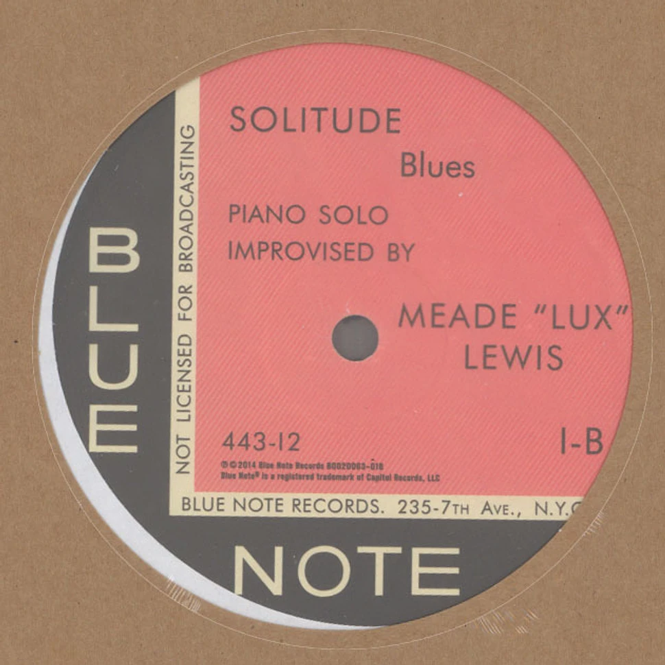 Meade ''Lux'' Lewis - Melancholy / Solitude
