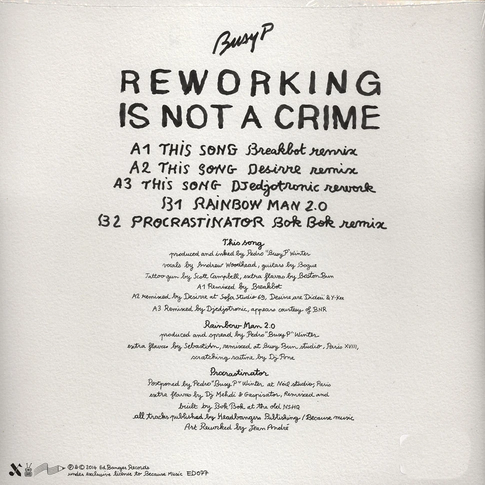 Busy P - Reworking Is Not A Crime