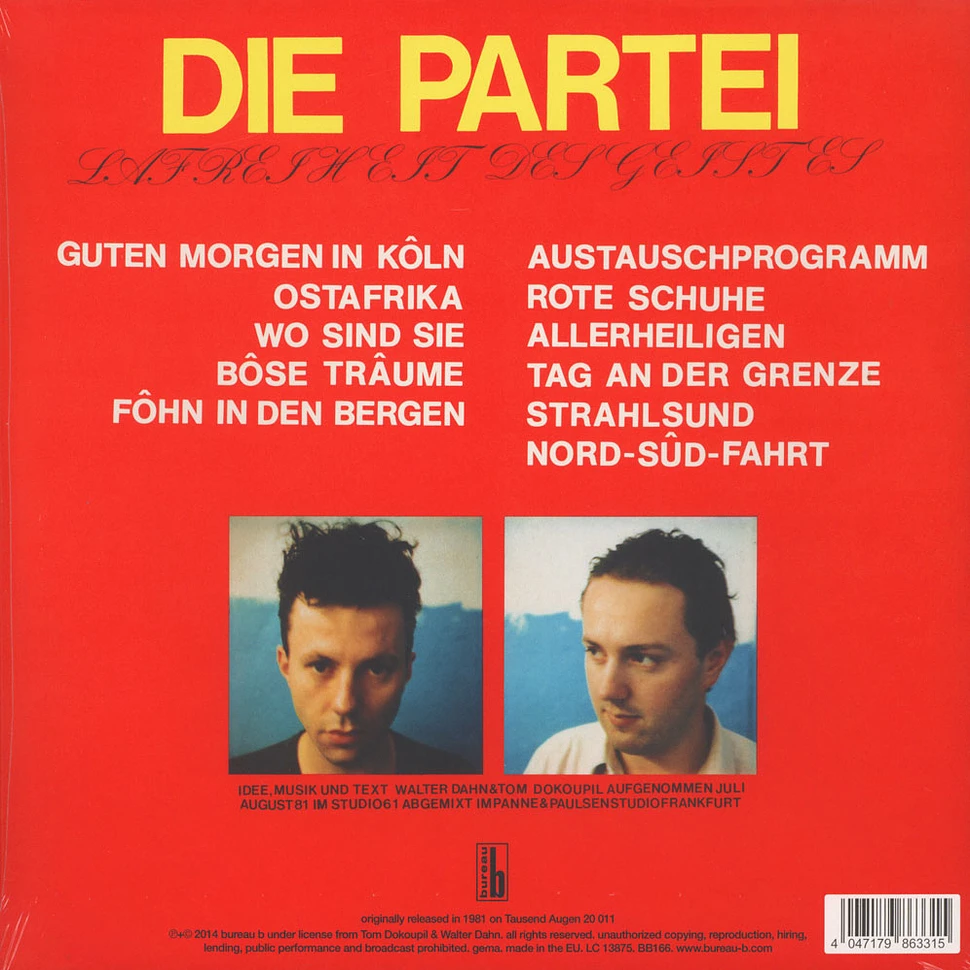 Die Partei - La Freiheit Des Geistes