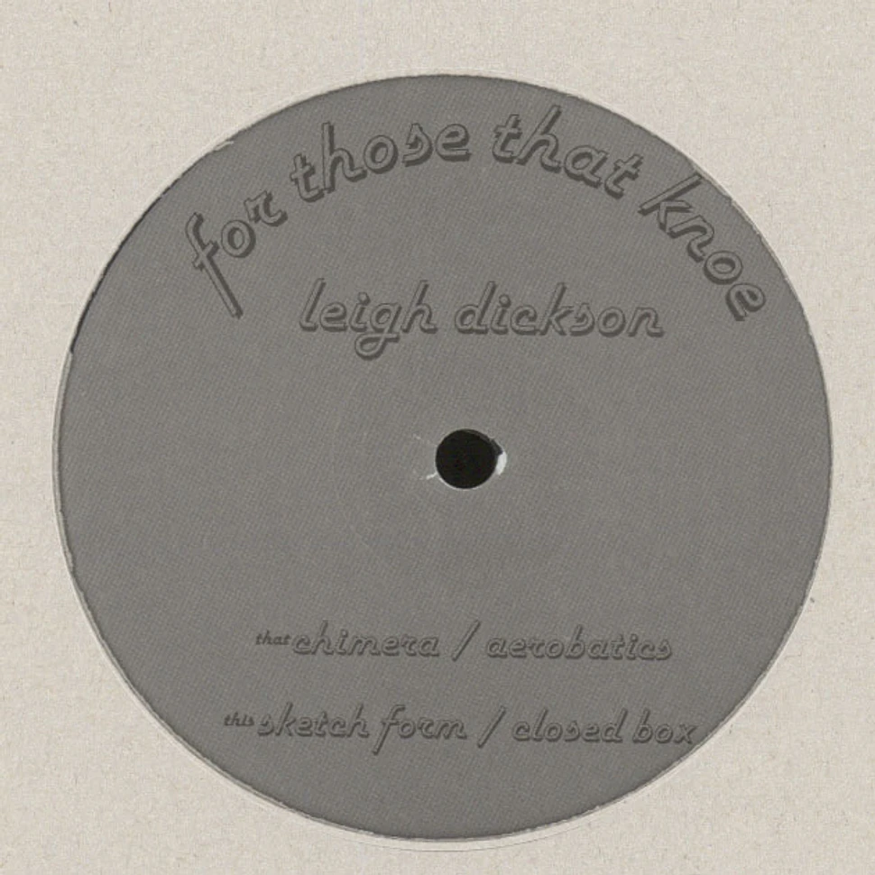 Leigh Dickson - Knoe 3/1