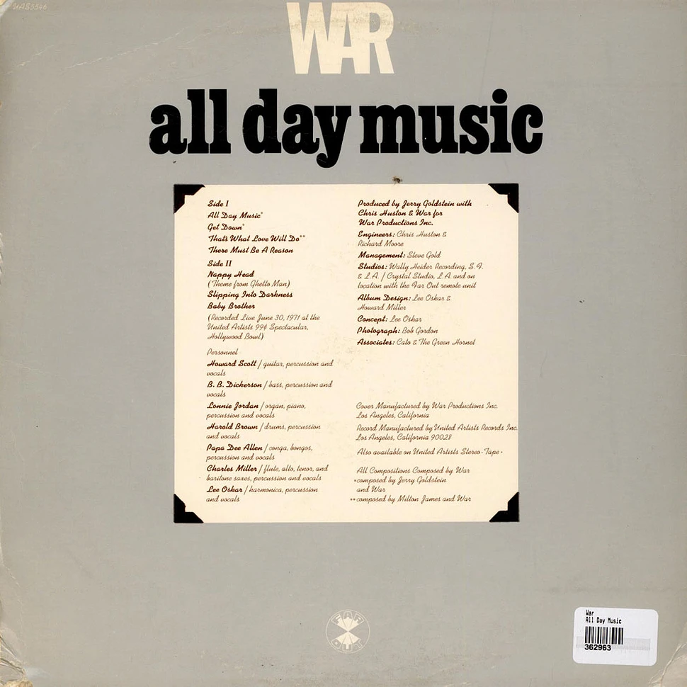 War - All Day Music