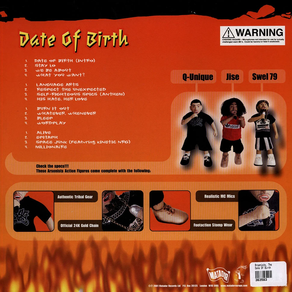 The Arsonists - Date Of Birth