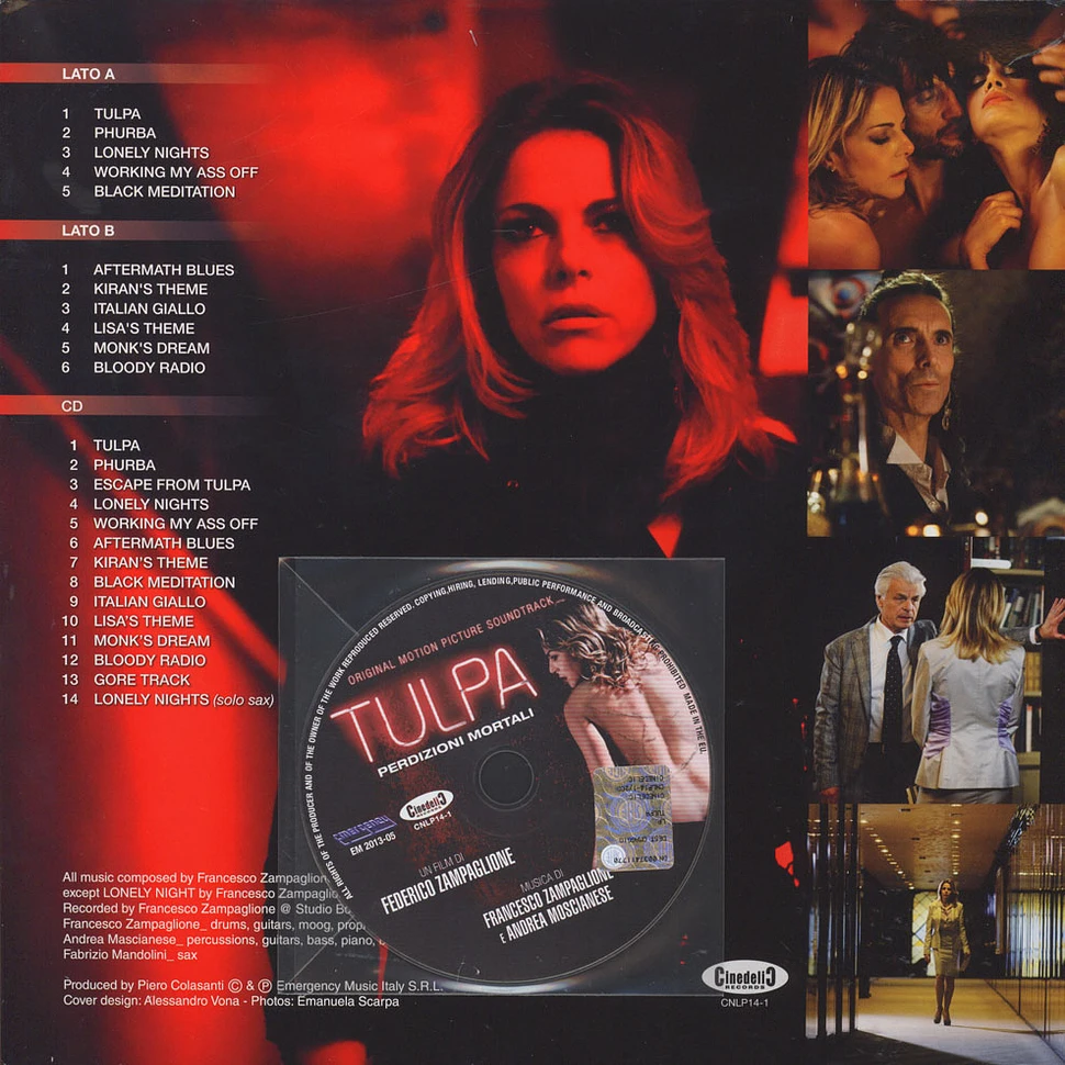 Francesco Zampaglione / Andrea Moscianese - OST Tulpa Perdizioni Mortali