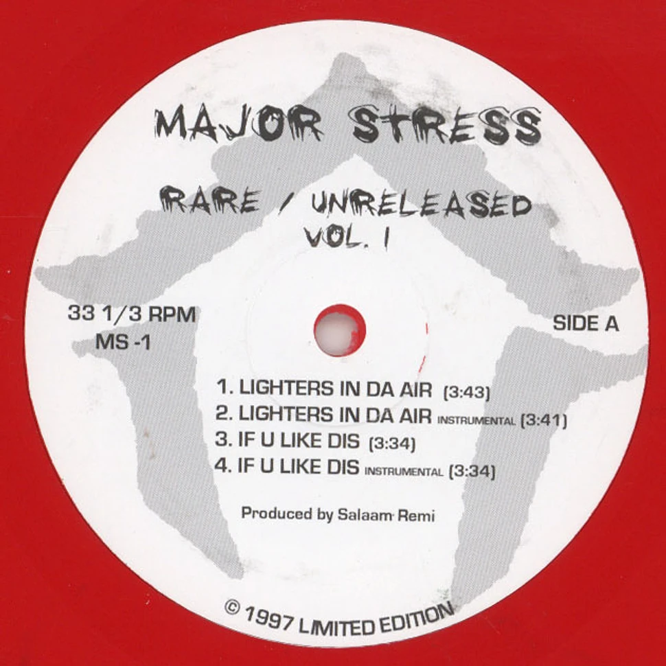 Major Stress - Rare / Unreleased Volume 1