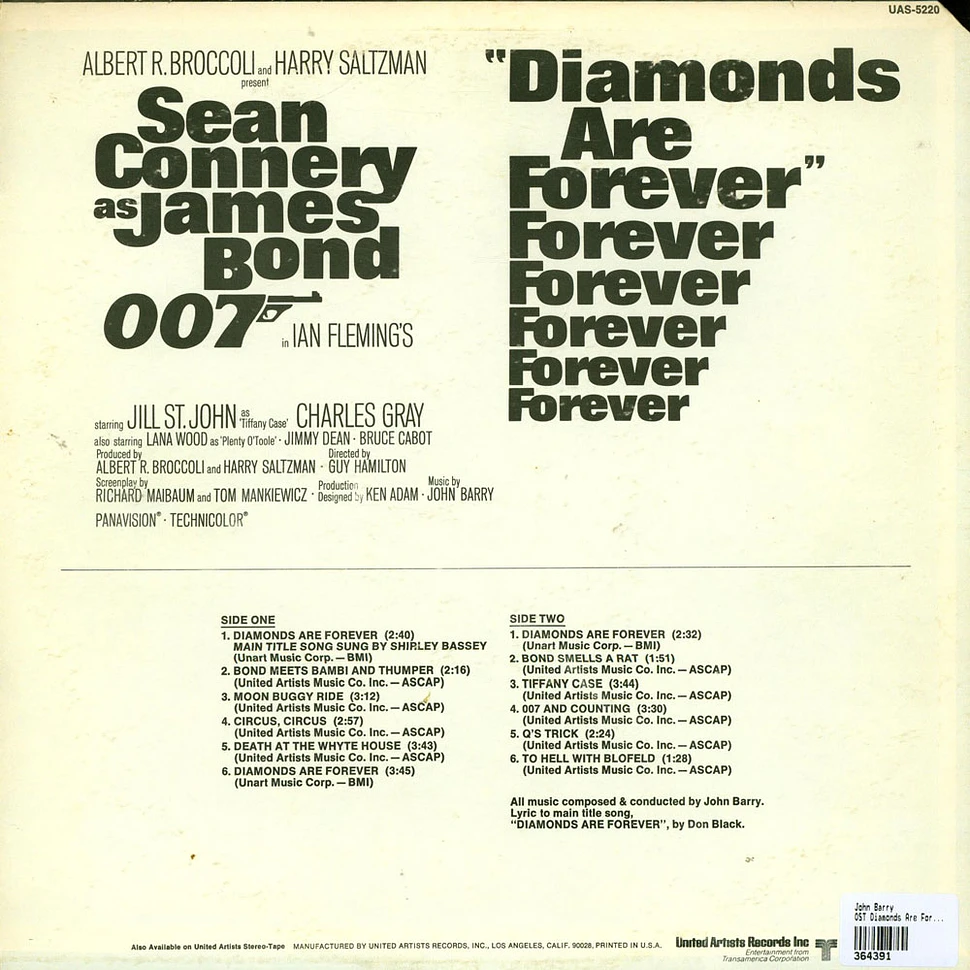 John Barry - Diamonds Are Forever (Original Motion Picture Soundtrack)