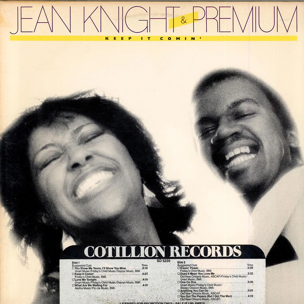 Jean Knight & Premium - Keep It Comin'